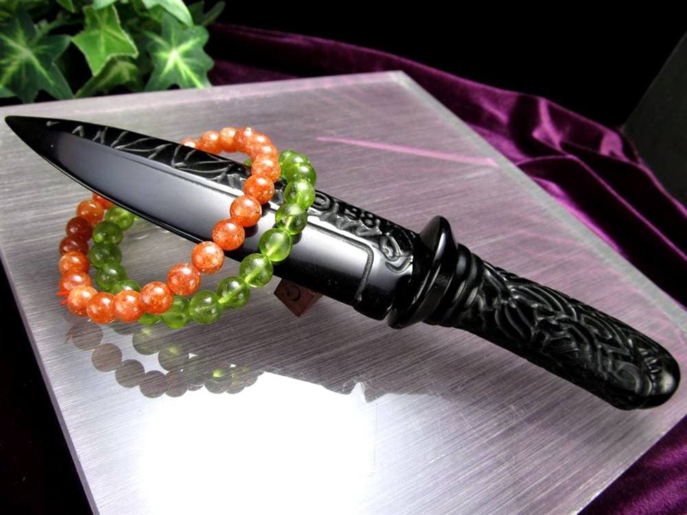 オブシディアン ナイフ ダガー 黒曜石 刀