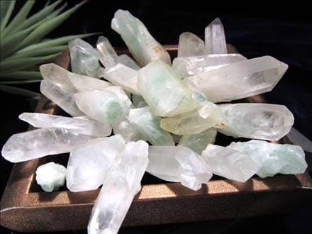 エメラルドグリーンファントム タンブル 握り石 詰め合わせ 磨き石