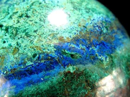 アズライト マラカイト アズロマラカイト 藍銅鉱 孔雀石 丸玉 置物 スフィア