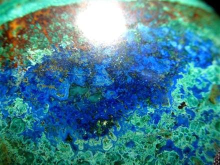 アズライト マラカイト アズロマラカイト 藍銅鉱 孔雀石 丸玉 置物 スフィア