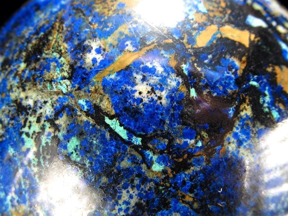 アズライト マラカイト アズロマラカイト 藍銅鉱 孔雀石 丸玉 置物 スフィア