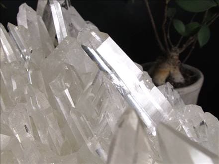クォーツ 原石 水晶 クリスタル コロンビア産 クラスター
