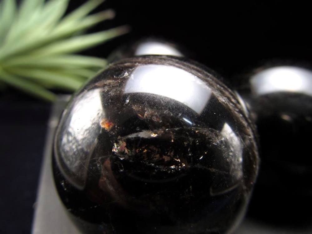 黒水晶 モリオン 丸玉 スフィア チベット産