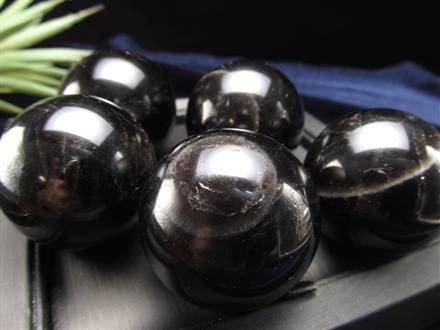 黒水晶 モリオン 丸玉 スフィア チベット産