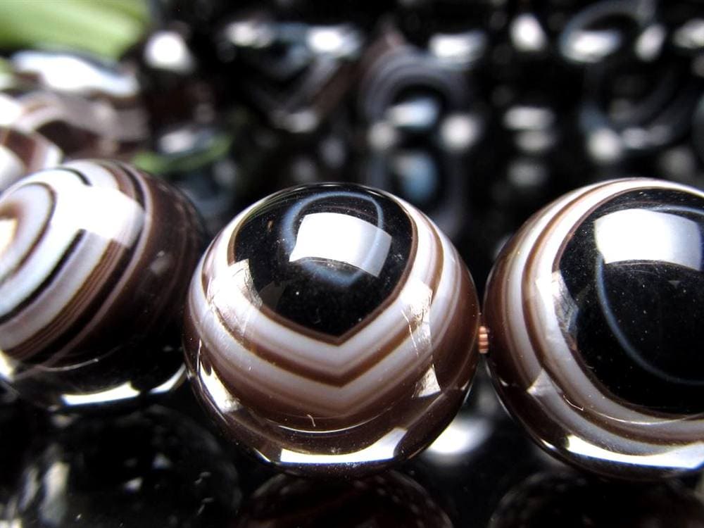 天眼瑪瑙 メノウ アイアゲート 天眼石 ブレスレット