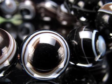 天眼瑪瑙 メノウ アイアゲート 天眼石 ブレスレット