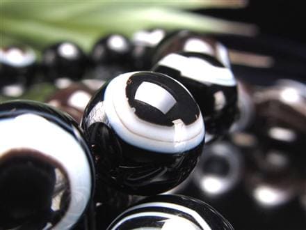 天眼瑪瑙 メノウ アイアゲート 天眼石 ブレスレット