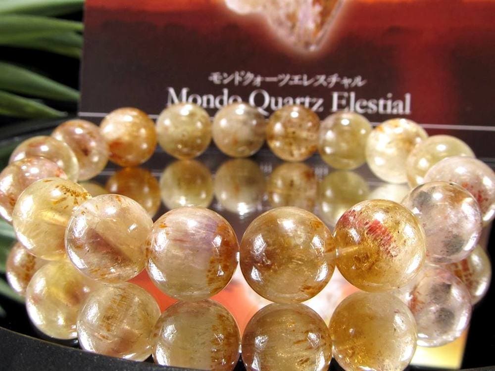 モンドクォーツ タンザニアマスタークリスタル 天然水晶 クォーツ ブレスレット