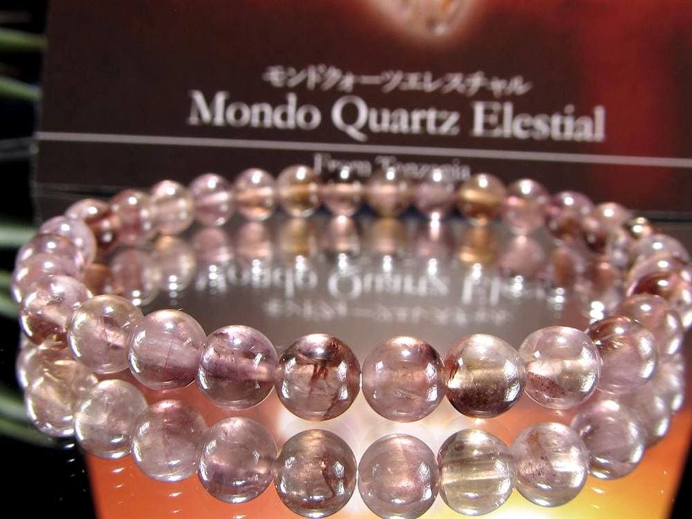 モンドクォーツ タンザニアマスタークリスタル 天然水晶 クォーツ ブレスレット