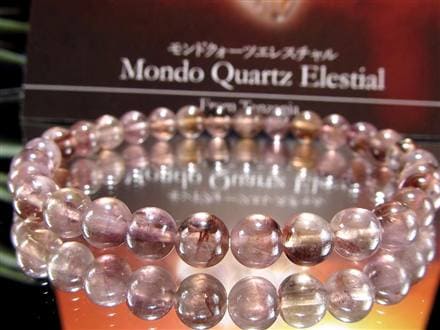 モンドクォーツ タンザニアマスタークリスタル 天然水晶 クォーツ ブレスレット