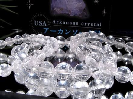 アーカンソークリスタル アーカンソー州産水晶 天然水晶 クォーツ ブレスレット