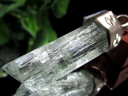 アクアマリン ペンダントトップ Silver925 結晶原石 3月の誕生石