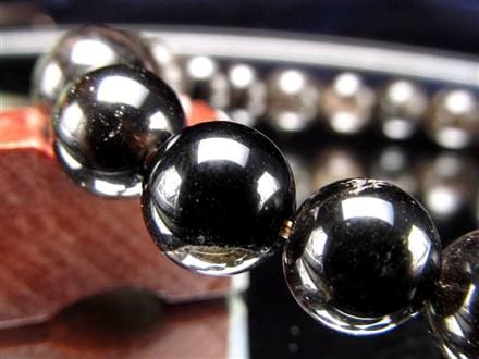 黒水晶 ブレスレット 黒平 モリオン 日本製