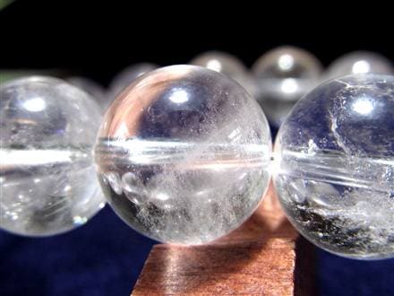 水晶 ブレスレット 黒平 クォーツ 日本製