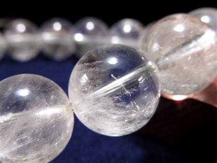 水晶 ブレスレット 黒平 クォーツ 日本製