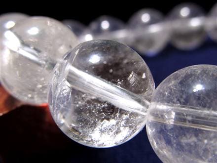 水晶 ブレスレット 黒平 クォーツ 日本製