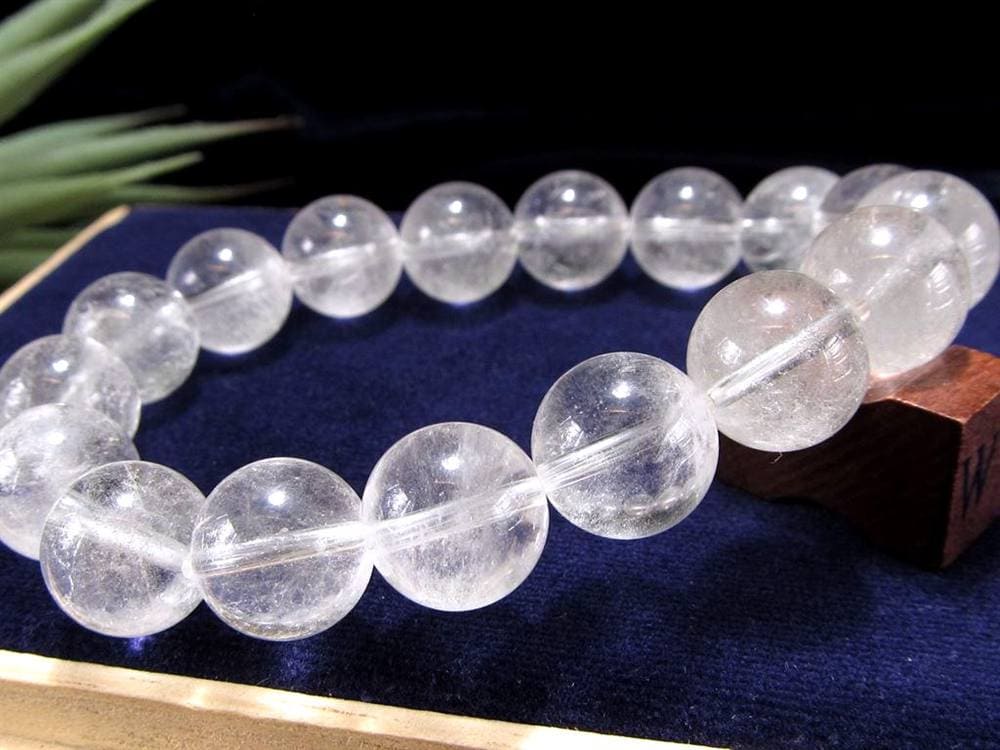 水晶 ブレスレット 黒平 クォーツ 日本製