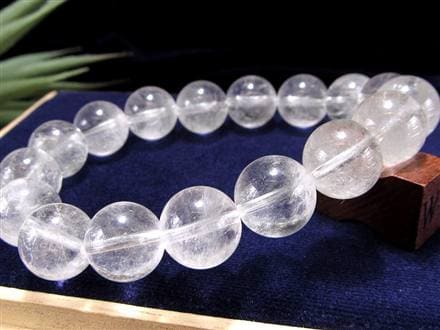 水晶 ブレスレット 黒平 クォーツ 日本製