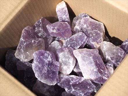 アメジスト ロッククリスタル 原石 結晶 ボリビア産