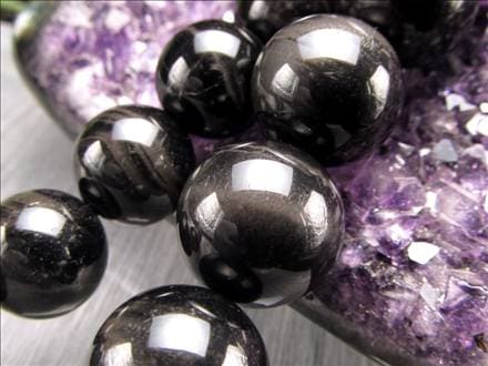 ブラックタイガーアイ,虎目石,タイガーアイ,ビーズ連,連材