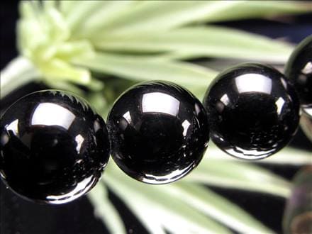 ブラックトルマリン 電気石 トルマリン ショール ビーズ連 連材