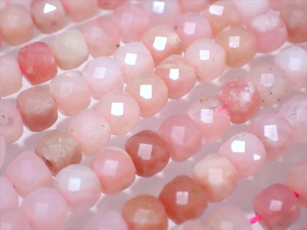 連 キューブカット アクセサリー パーツ 天然石