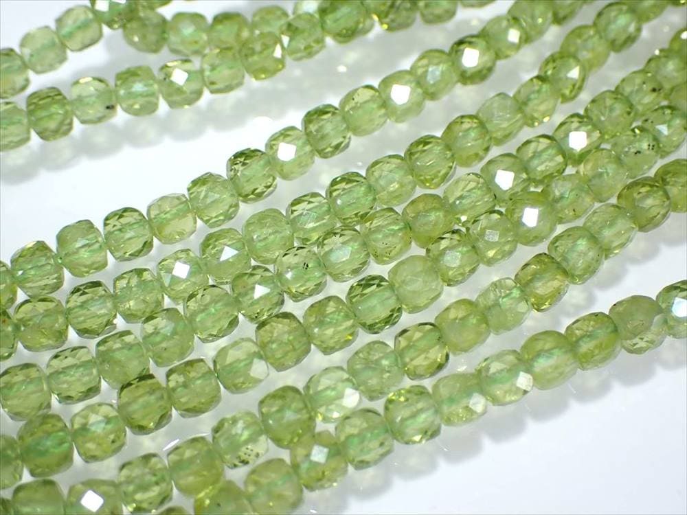 連 キューブカット アクセサリー パーツ 天然石