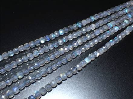 連 キューブカット アクセサリー パーツ 天然石