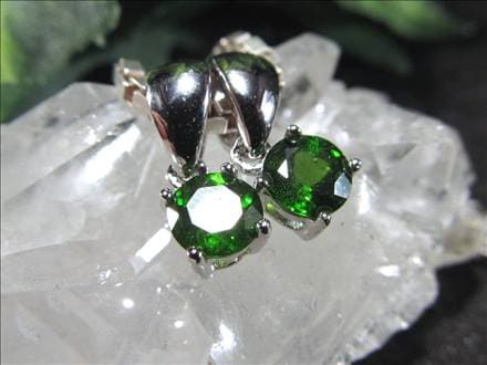 クロムダイオプサイト ペンダントトップ ネックレス アクセサリー Silver925