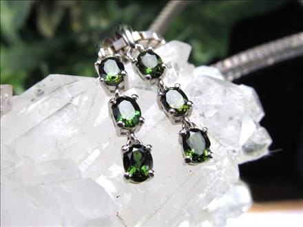 クロムダイオプサイト ペンダントトップ ネックレス アクセサリー Silver925