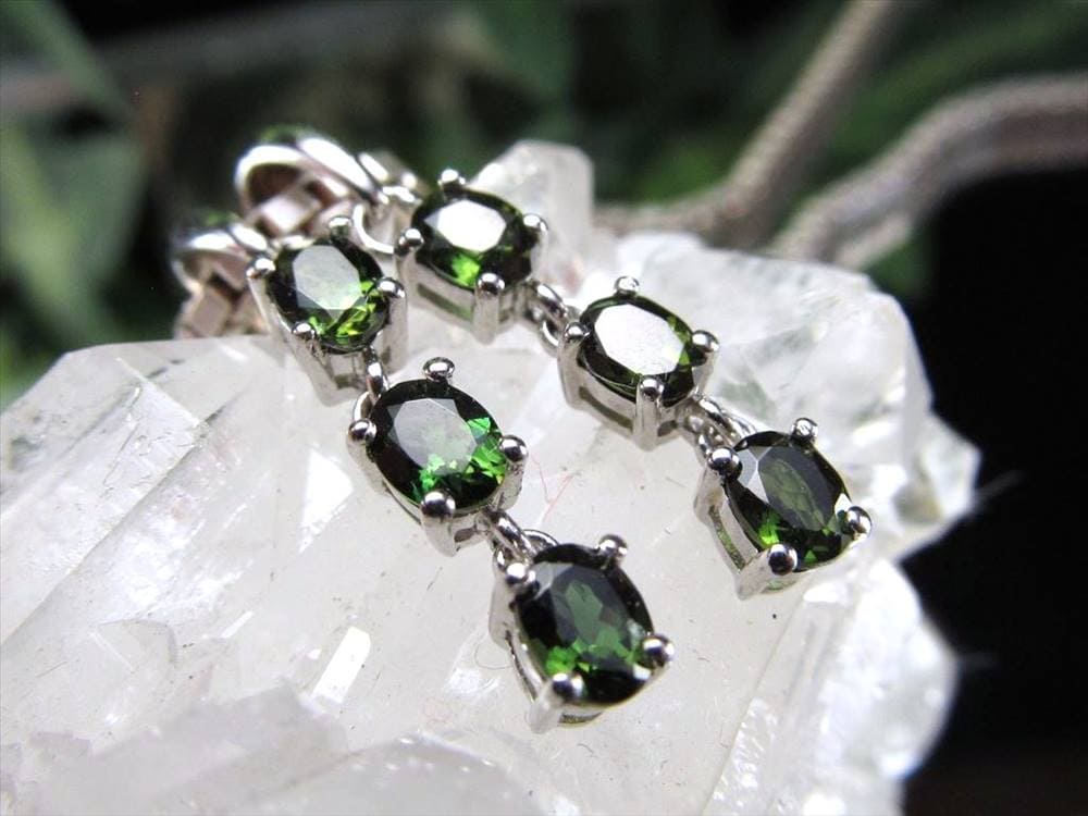 クロムダイオプサイト ペンダントトップ ネックレス アクセサリー Silver925