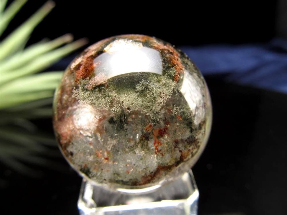 龍神ガーデンクォーツ 庭園水晶 丸玉 置物 ガーデンクォーツ ファントム
