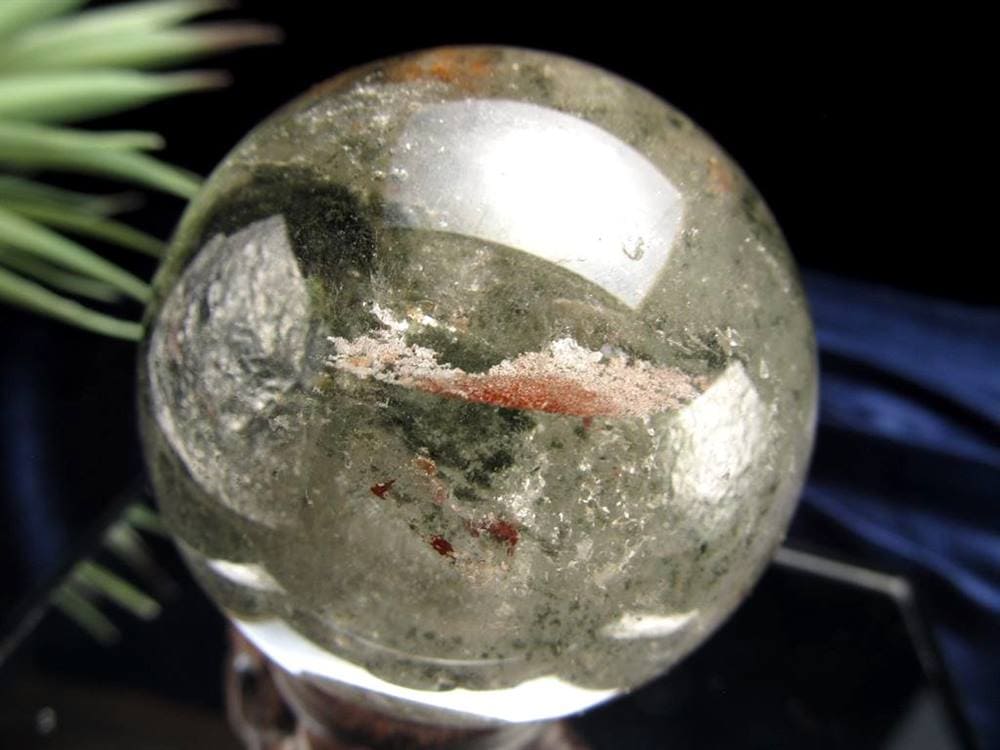 龍神ガーデンクォーツ 庭園水晶 丸玉 置物 ガーデンクォーツ ファントム