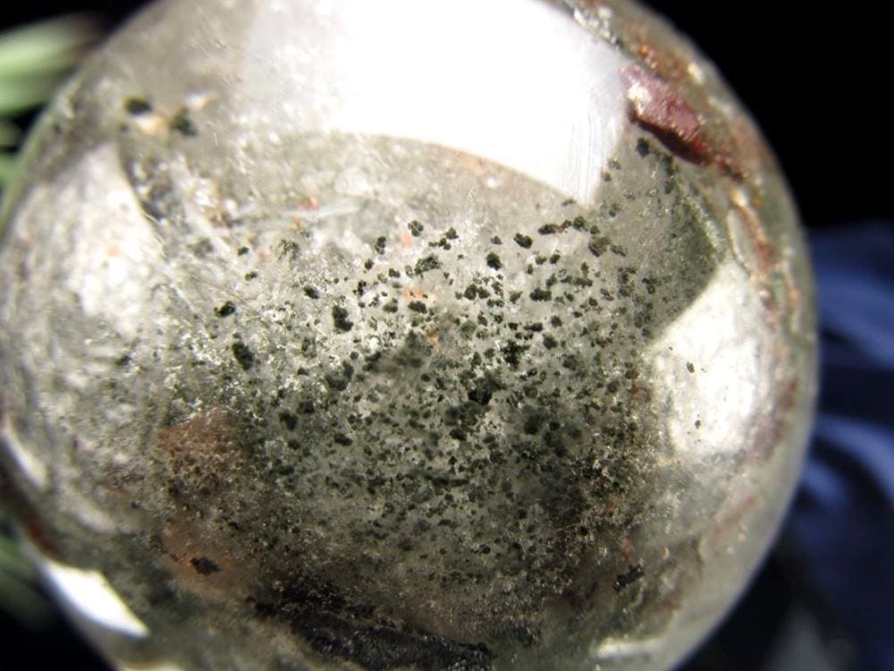 龍神ガーデンクォーツ 庭園水晶 丸玉 置物 ガーデンクォーツ ファントム