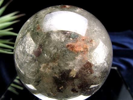 龍神ガーデンクォーツ 庭園水晶 丸玉 置物 ガーデンクォーツ ファントム