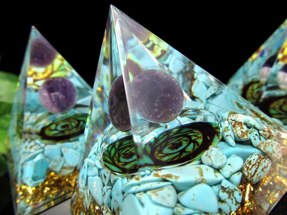 オルゴナイト ピラミッド 浄化 魔除け 安眠