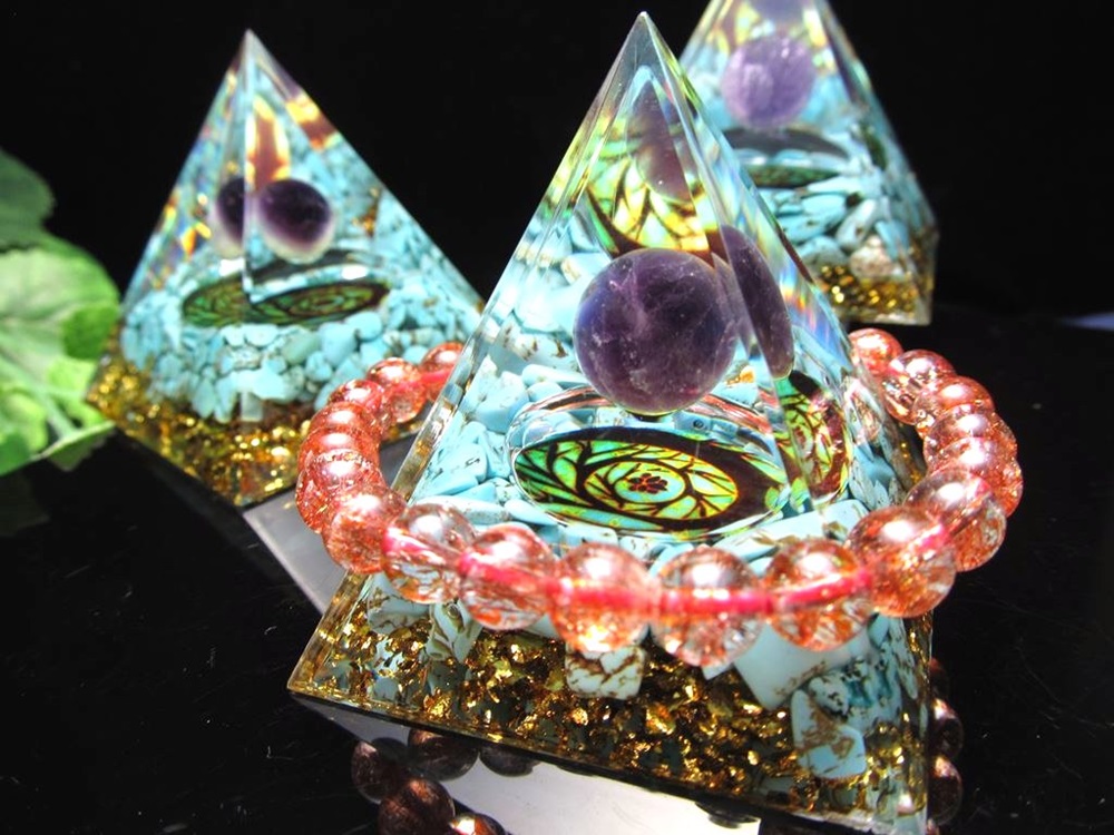 オルゴナイト ピラミッド 浄化 魔除け 安眠