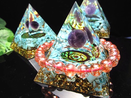 オルゴナイト ピラミッド 浄化 魔除け 安眠