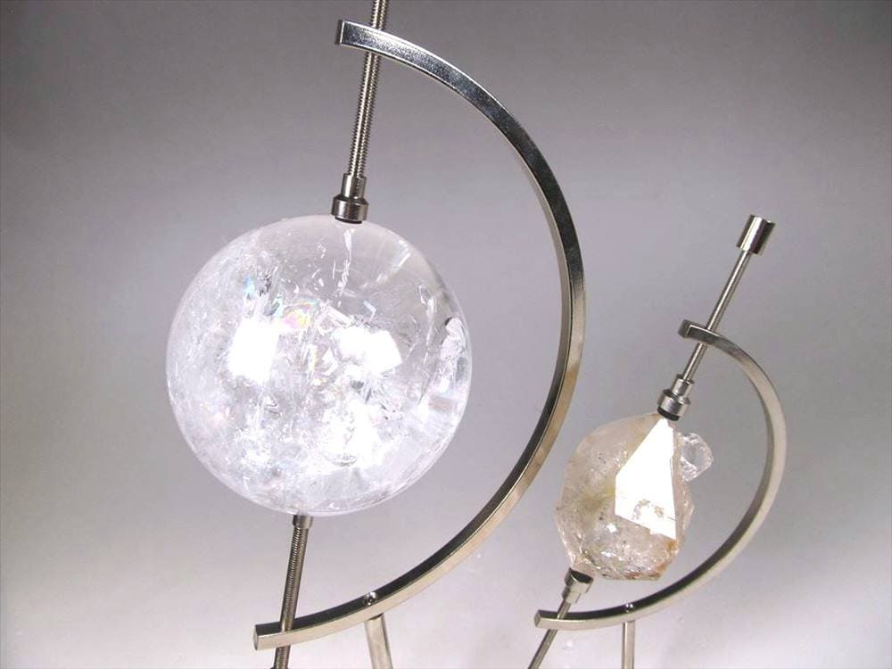 キャリパースタンド 台座 スタンド 原石 丸玉 ディスプレイ