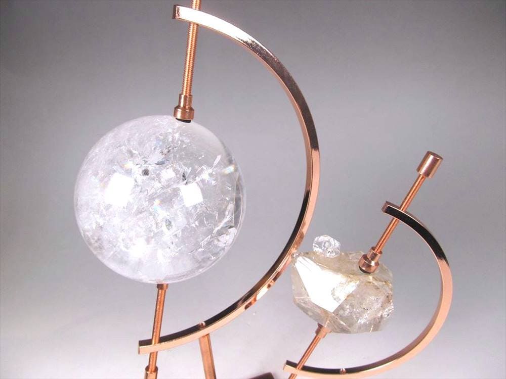 キャリパースタンド 台座 スタンド 原石 丸玉 ディスプレイ