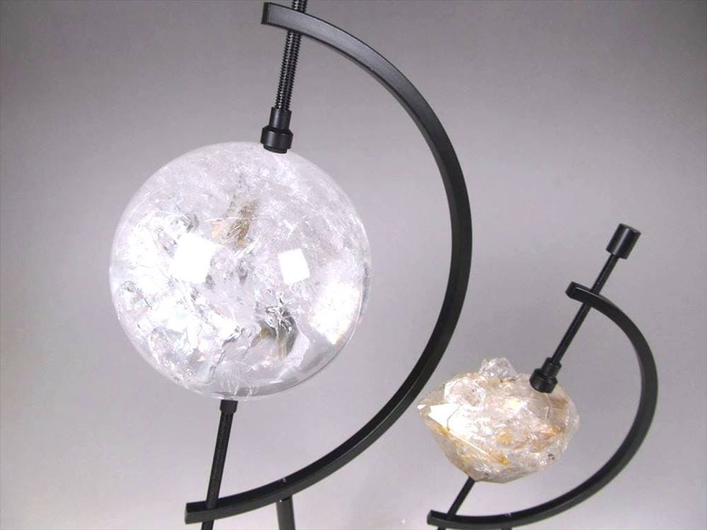 キャリパースタンド 台座 スタンド 原石 丸玉 ディスプレイ