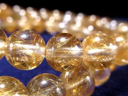 マニハール クォーツ ブレスレット ビーズ石 ヒマラヤ山脈 水晶 ゴールドルチル ガーデン水晶 クローライト