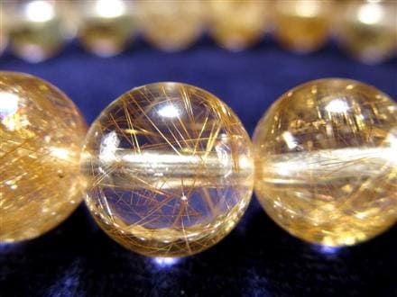 マニハール クォーツ ブレスレット ビーズ石 ヒマラヤ山脈 水晶 ゴールドルチル ガーデン水晶 クローライト