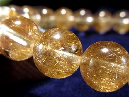 マニハール クォーツ ブレスレット ビーズ石 ヒマラヤ山脈 水晶 ゴールドルチル ガーデン水晶 クローライト