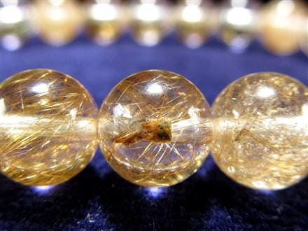 マニハール クォーツ ブレスレット ビーズ石 ヒマラヤ山脈 水晶 ゴールドルチル ガーデン水晶 クローライト