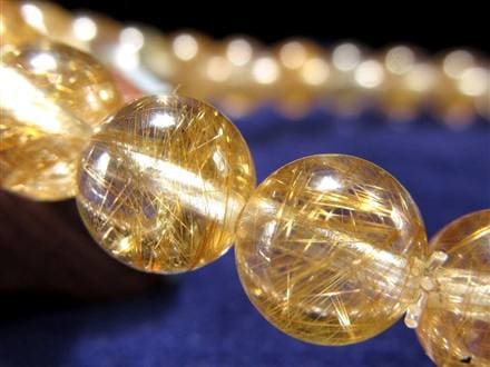 マニハール クォーツ ブレスレット ビーズ石 ヒマラヤ山脈 水晶 ゴールドルチル ガーデン水晶 クローライト