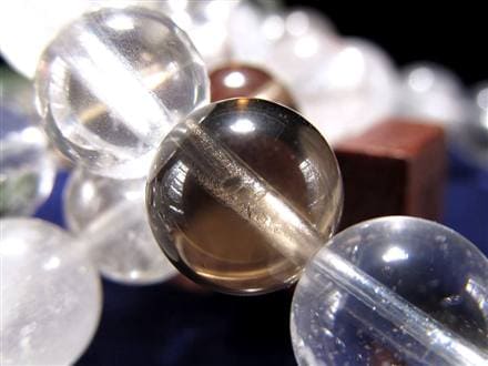 マニハール クォーツ ブレスレット ビーズ石 ヒマラヤ山脈 水晶 御守り