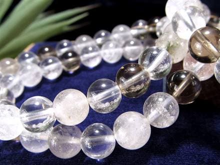 マニハール クォーツ ブレスレット ビーズ石 ヒマラヤ山脈 水晶 御守り