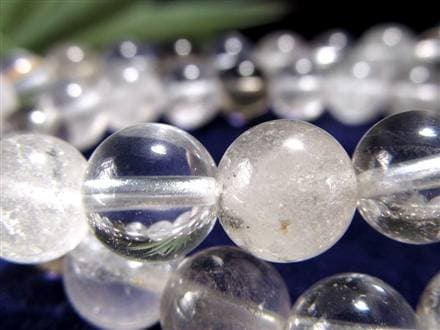 マニハール クォーツ ブレスレット ビーズ石 ヒマラヤ山脈 水晶 御守り