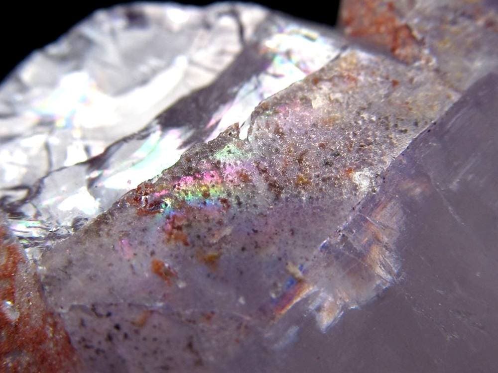 アメジスト 紫水晶 イリデッセンス 天然石 トライゴーニック